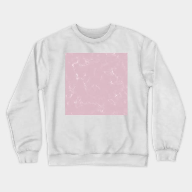 Pink pastel marble waves pattern Crewneck Sweatshirt by Pressia